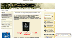 Desktop Screenshot of pierrepolie.com
